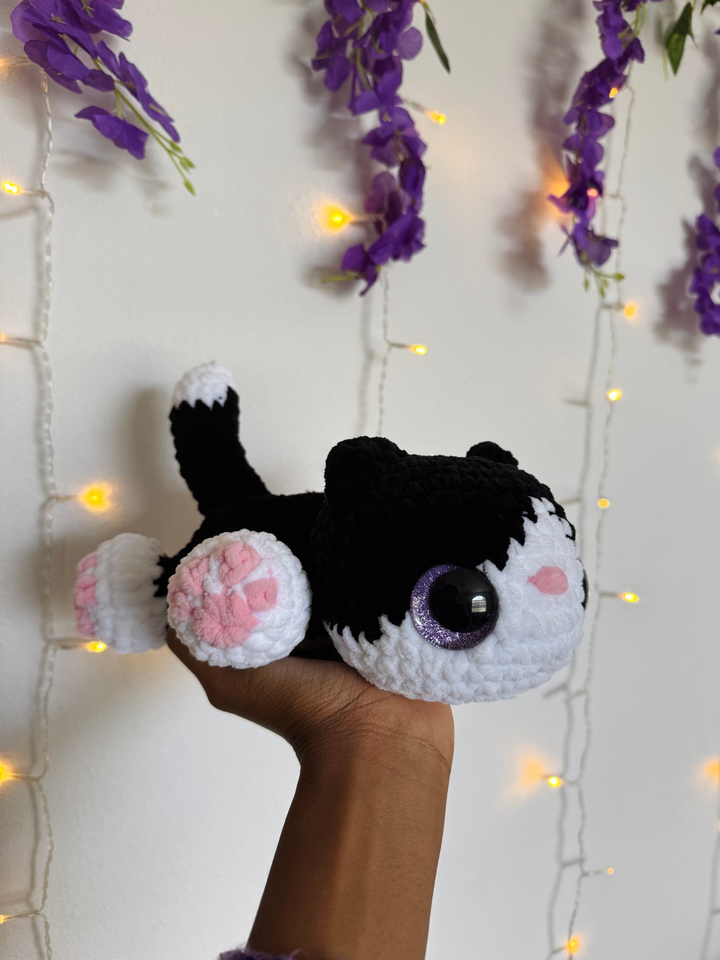 Custom Crochet Cat Plushie – Personalized Handmade